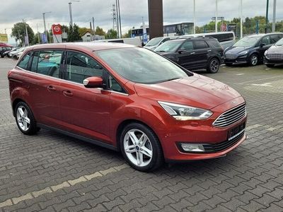 Bordowy Używany 2018 Ford Grand C-Max Titanium Minivan | 77 700 zł