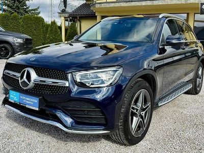 Granatowy Używany 2021 Mercedes GLC300 AMG line SUV | 159 900 zł (Dość drogi)