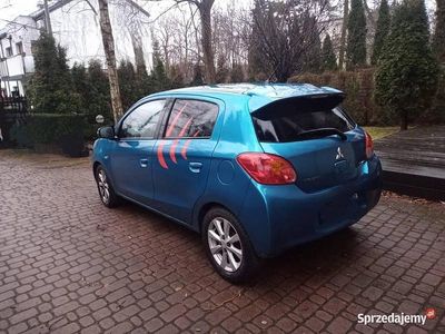Używany Mitsubishi Space Star 80 KM (58 kW) 2014 Niebieski Hatchback