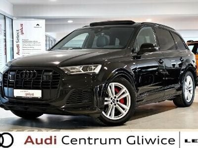 używany Audi Q7 II Sline 7-os HUD Hak Panorama Pneumatyka Webasto Bang&Olufsen Dociagi