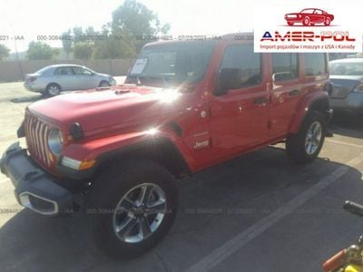 Używany Jeep Wrangler Sahara 260 KM (191 kW) 2021 Czerwony SUV