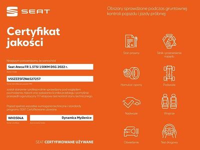Używany Seat Ateca 150 KM (110 kW) 2022 Czerwony (metalik) SUV