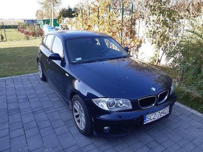 Niebieski Używany 2007 BMW 118 Hatchback | 8500 zł