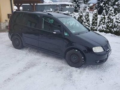 Używany VW Touran 2006 Czarny Minivan