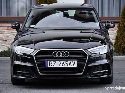 Używany Audi A3 S-Line 150 KM (110 kW) 2017 Czarny Sedan/Limuzyna