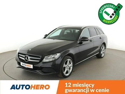 Czarny Używany 2016 Mercedes C350e Avantgarde Kombi | 67 400 zł
