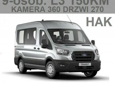 używany Ford Transit L3H2 150KM 9-osob.Trend Kamera 360 Hak hol. Ni…