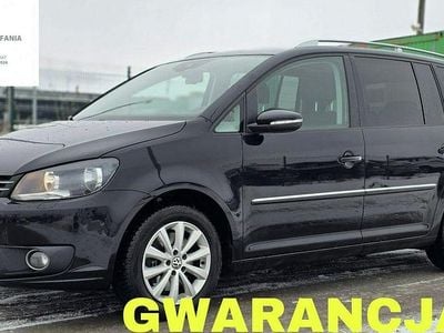 Czarny Używany 2015 VW Touran Highline Minivan | 42 900 zł (Uczciwa cena)