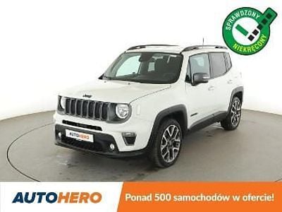 używany Jeep Renegade Face lifting 1.3 T4 4xe Plug-in Hybrid Nawigacja Tempomat Grzane Fotele Kamera LE
