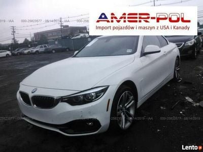 Biały Używany 2018 BMW 430 Cabriolet Kabriolet | 88 000 zł
