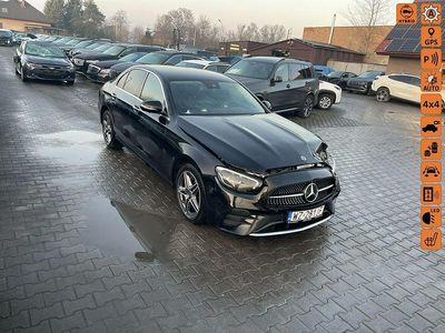 używany Mercedes E220 Diesel AMG mHEV 4 Matic Kamery360 Podgrzewanie Skóra