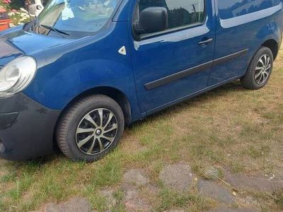 Niebieski Używany 2009 Renault Kangoo Minivan | 17 500 zł
