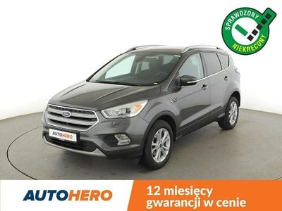 Szary Używany 2017 Ford Kuga SUV | 58 500 zł (Uczciwa cena)