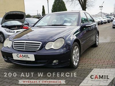 Używany Mercedes C220 122 KM (89 kW) 2004 Czarny Sedan/Limuzyna