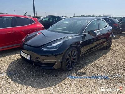 Czarny Używany 2019 Tesla Model 3 Performance Sedan/Limuzyna | 60 800 zł