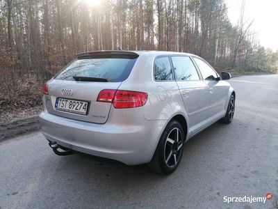 używany Audi A3 Sportback 8P 2.0 TDi bezwypadkowy