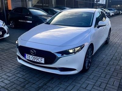 Używany Mazda 3 150 KM (110 kW) 2021 Biały Sedan/Limuzyna
