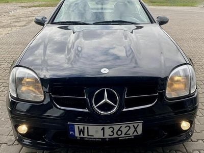 Czarny Używany 1998 Mercedes SLK200 Kabriolet | 17 999 zł