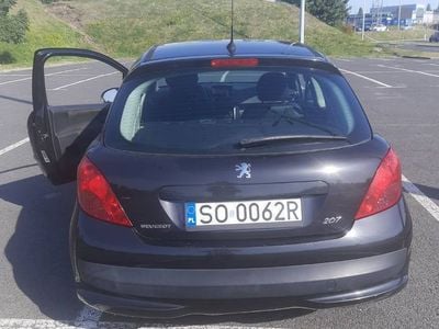 Czarny Używany 2009 Peugeot 207 Hatchback | 12 500 zł