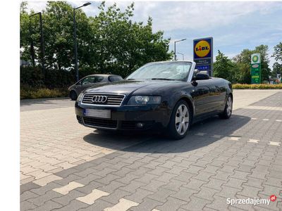 używany Audi A4 Cabriolet B6 3.0 V6 ASN 220km gaz LPG kabriolet czarny