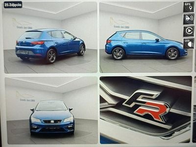 Używany Seat Leon FR 125 KM (91 kW) 2017 Niebieski Hatchback