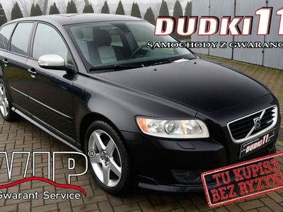 używany Volvo V50 II 1,6hdi DUDKI11 Pół-Skóry,R-Design,Tempomat,Parktronic,Hak,GWARANCJA