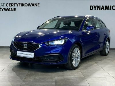 używany Seat Leon ST - Style 1.5TSI 130KM M6 2021 r., salon PL, I wł., f-a VAT, gwa…