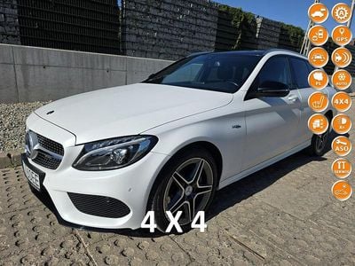 Biały Używany 2016 Mercedes C220 AMG Kombi | 75 000 zł (Dość drogi)