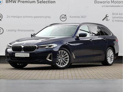 Używany BMW 530 Luxury Line 252 KM (185 kW) 2021 Niebieski tanzanite bmw individual metalizowany Kombi