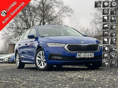Niebieski Używany 2022 Skoda Octavia Kombi | 46 790 zł (Dobra cena)