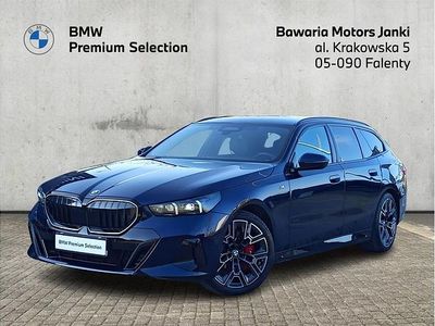 Niebieski tanzanite bmw individual metalizowany Używany 2025 BMW 540 Comfort Edition Kombi | 399 900 zł (Drogi)