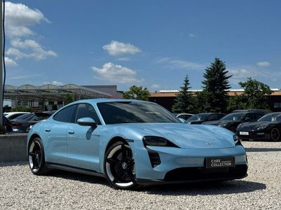 Używany Porsche Taycan 300 kW (408 KM) 2021 Turkusowy Sedan/Limuzyna