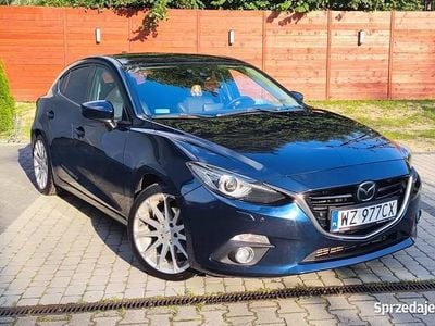 Używany Mazda 3 2014 Granatowy Hatchback