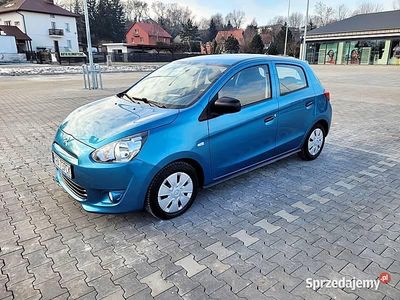 Niebieski Używany 2015 Mitsubishi Space Star Hatchback | 18 500 zł (Uczciwa cena)