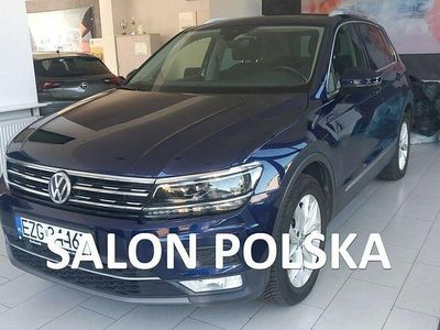 Niebieski Używany 2016 VW Tiguan Highline SUV | 84 900 zł (Dość drogi)