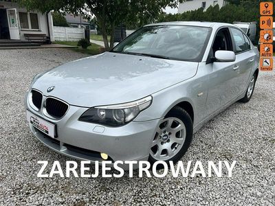 Srebrny (metalik) Używany 2004 BMW 520 Sedan/Limuzyna | 21 900 zł (Drogi)