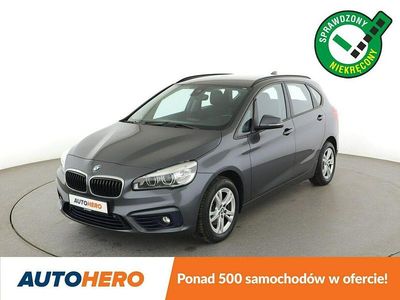 Szary Używany 2015 BMW 218 Active Tourer Sport Line Minivan | 39 400 zł