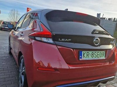 używany Nissan Leaf 40kWh N-Connecta 2021r Hak uchwyt na 2rowery 1 właściciel ASO