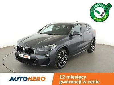 używany BMW X2 2.0d Automat M Sport xDrive Panorama Nawigacja Tempomat Skóra el.klapa
