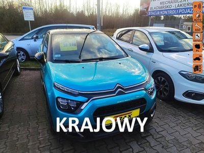 Niebieski jasny (metalik) Używany 2021 Citroën C3 Hatchback | 50 900 zł (Uczciwa cena)
