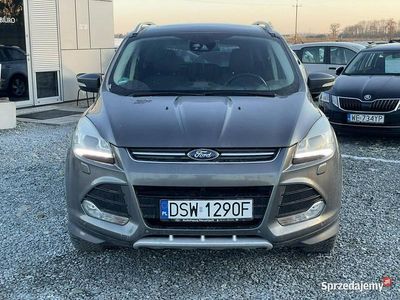 używany Ford Kuga 2.0 TDCI 163KM, 4x4, 2014r titanium, panorama, keyless II (2012-)