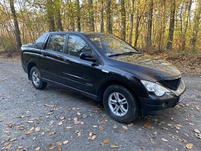 Czarny Używany 2007 Ssangyong (KGM) Actyon Pickup | 13 900 zł