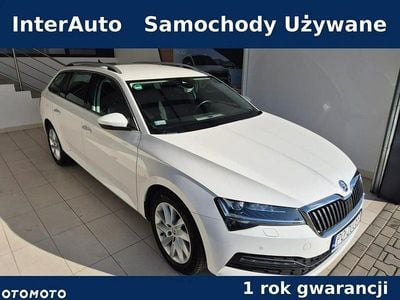 Biały Używany 2021 Skoda Superb Kombi | 73 900 zł (Uczciwa cena)