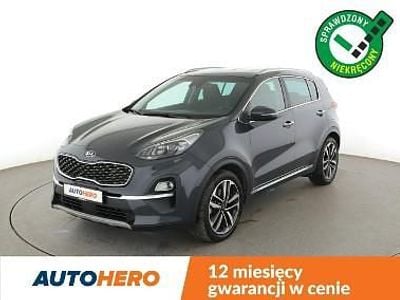 Czarny Używany 2021 Kia Sportage SUV | 78 800 zł (Uczciwa cena)