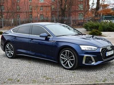 Granatowy Używany 2022 Audi A5 S-Line Coupe | 134 999 zł