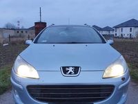 używany Peugeot 407 sw 2.7hdi alufelgi skóry szklany dach full