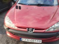 Używany Peugeot 206 CC 2002 Bordowy Kabriolet