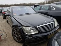 Używany Mercedes S55 AMG AMG 494 KM (363 kW) 2005 Czarny Sedan/Limuzyna