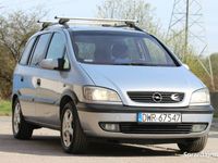 używany Opel Zafira 2001r. 1,8 Benzyna + Gaz 7 FOTELI klimatyzacja Alufelgi ELEKTR…