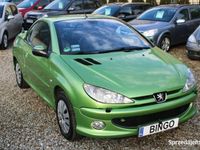 używany Peugeot 206 CC 1.6dm 109KM 2003r. 260 000km